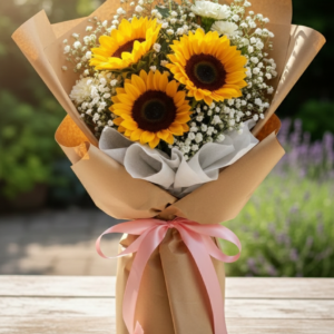 Sun flower bouquet