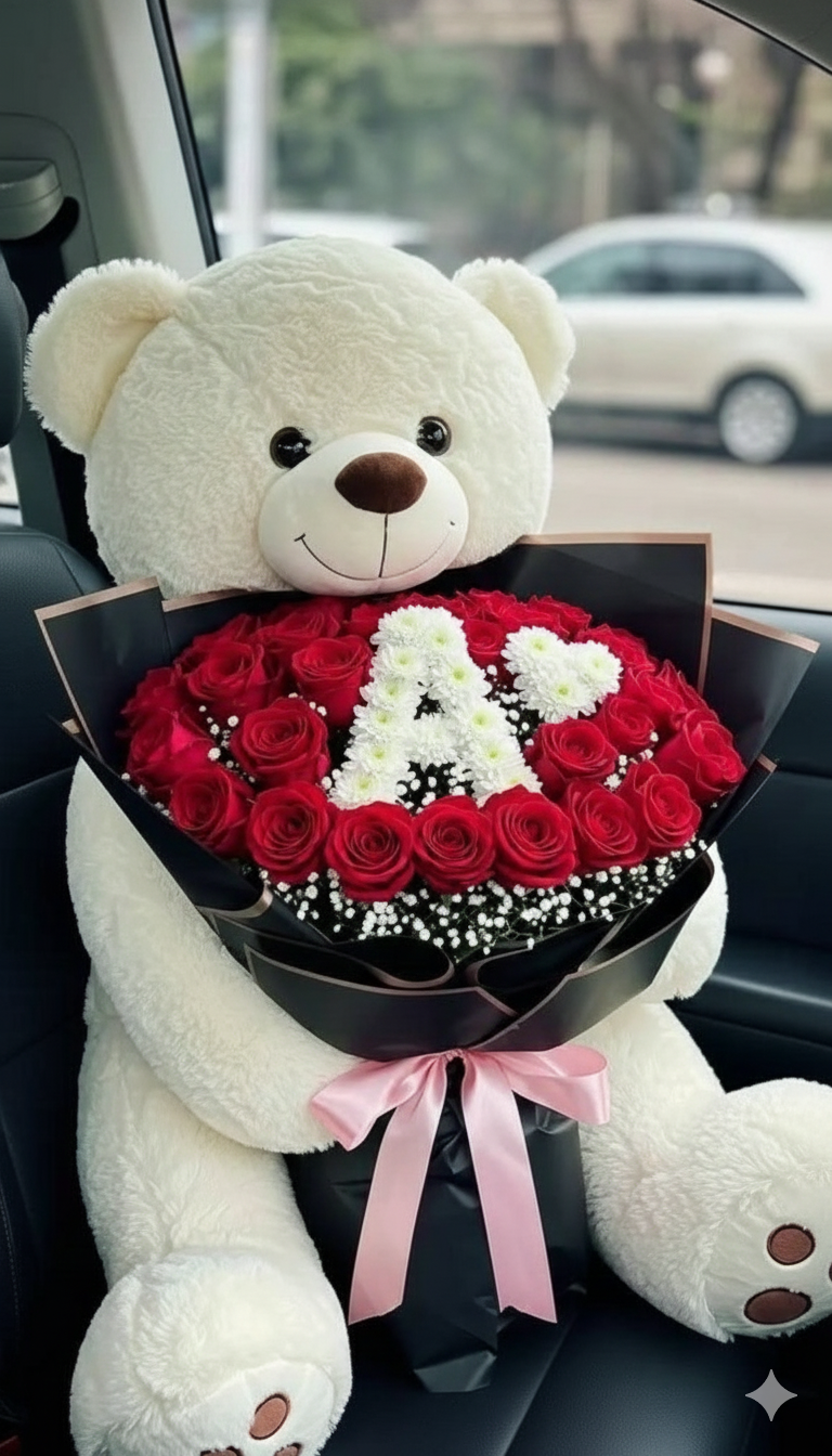 Premium Teddy Rose Harmony Bouquet