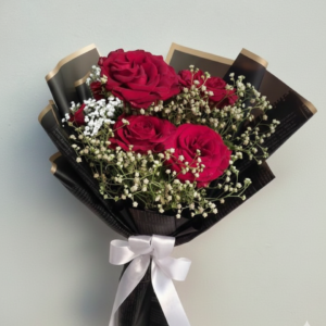 Velvet Desire Rose Arrangement