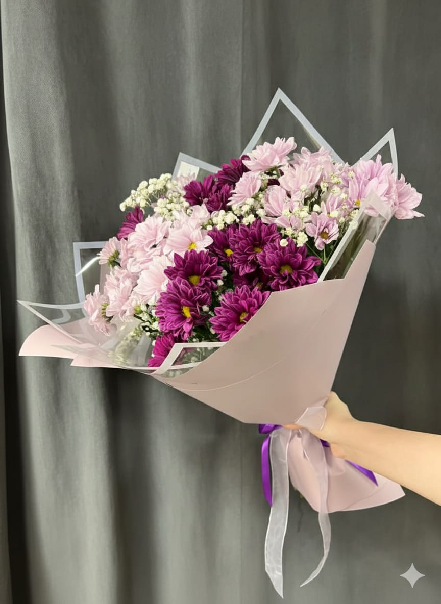 The Purple & Pink Chrysanthemum Glow