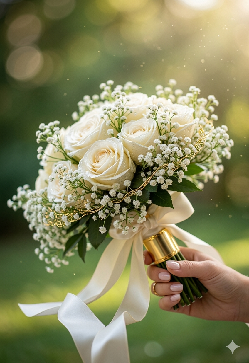 Ethereal Ivory Bridal Bouquet