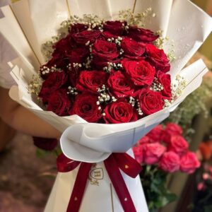 Velvet Heart Premium Red Rose Bouquet