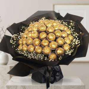 Golden Glow Chocolate Bouquet