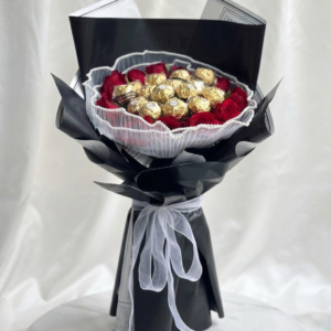 Royal Red & Gold Chocolate Bouquet