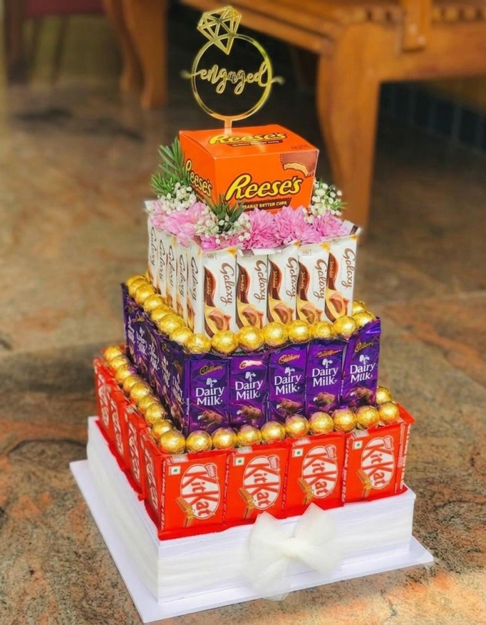 The Ultimate Engagement Multi-Brand Chocolate Tower