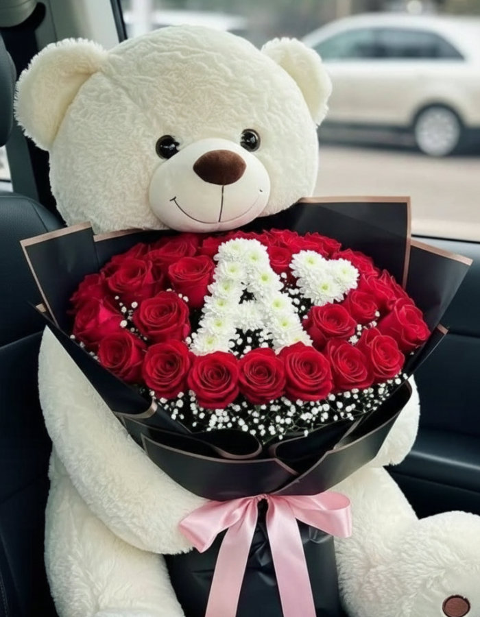 Premium Teddy Rose Harmony Bouquet