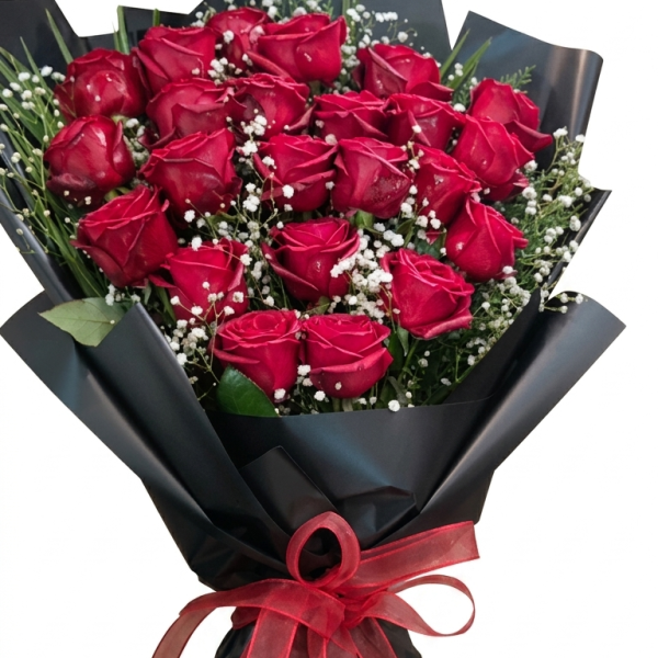 Crimson Elegance Bouquet