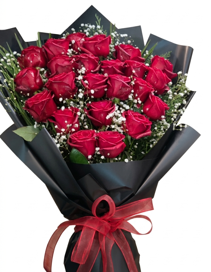 Crimson Elegance Bouquet