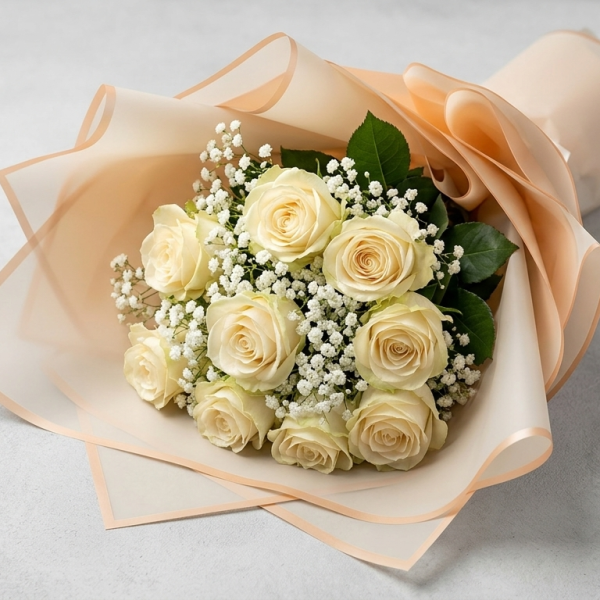 Peach Blossom Romance Bouquet