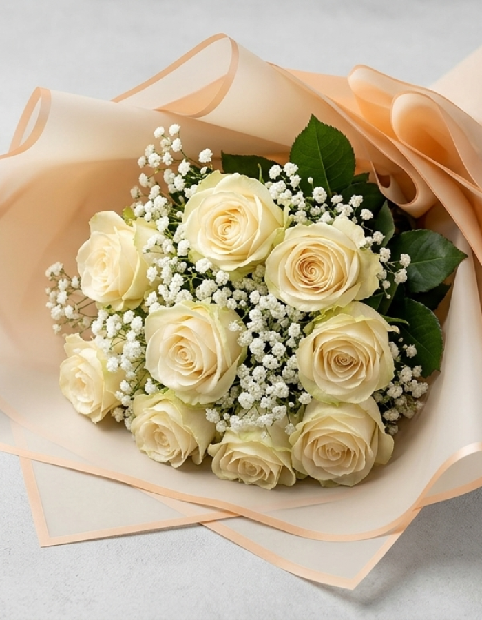 Peach Blossom Romance Bouquet