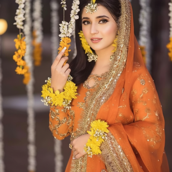 Golden Glaze Floral Accessories