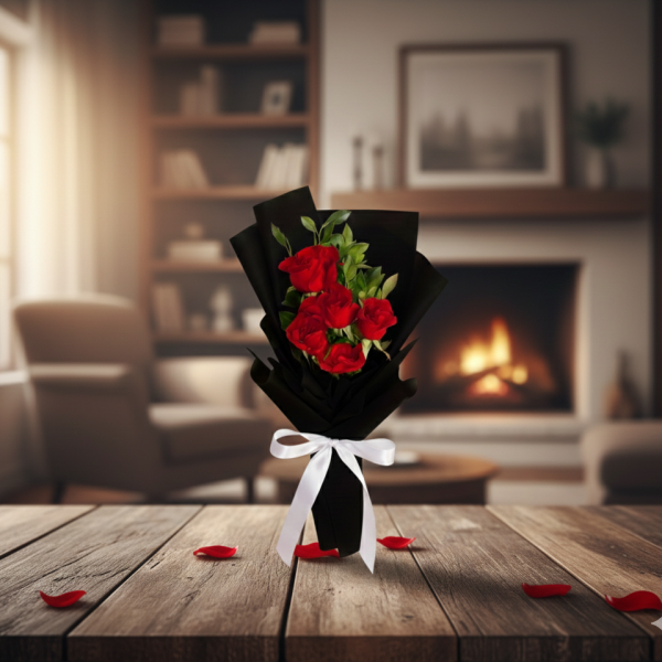 5 Red Roses Small Bouquet