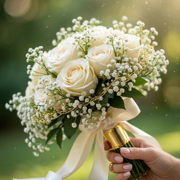 Ethereal Ivory Bridal Bouquet