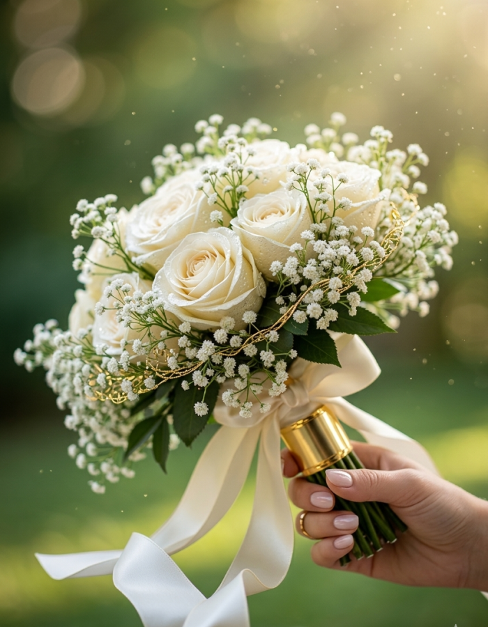 Ethereal Ivory Bridal Bouquet