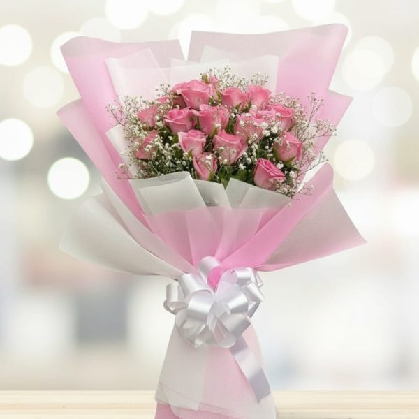 Dreamy Pink Rose Bouquet