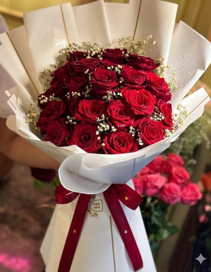 Velvet Heart Premium Red Rose Bouquet