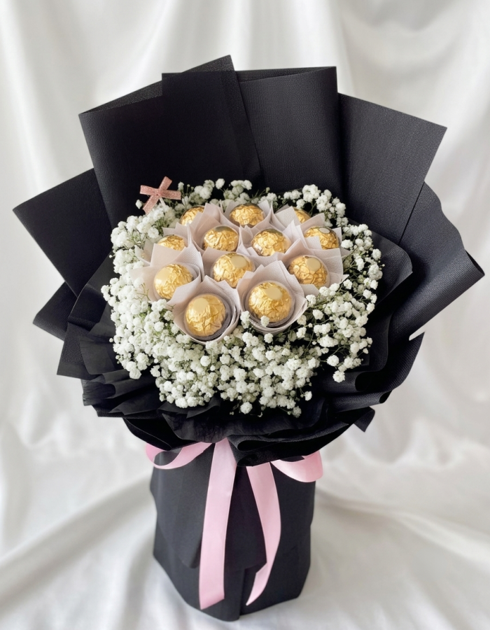 Elegance Gold Chocolate Bouquet